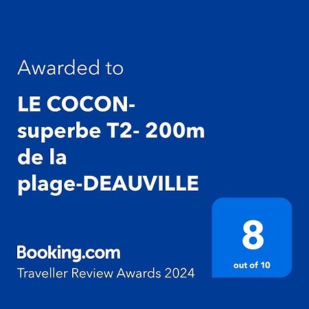 Le Cocon- Superbe T2- 200M De La Plage-Довил Екстериор снимка